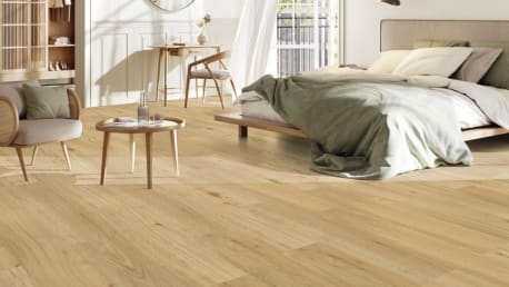 Schlafzimmer mit Vinyl