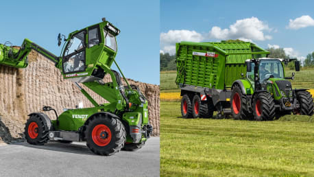 Fendt Teleskoplader und Ladewagen Tigo