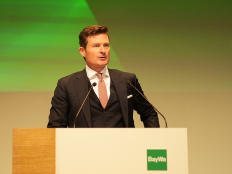 BayWa-CEO Marcus Pöllinger bei der Hauptversammlung