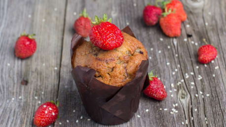 Erdbeer-Pistazien-Muffins