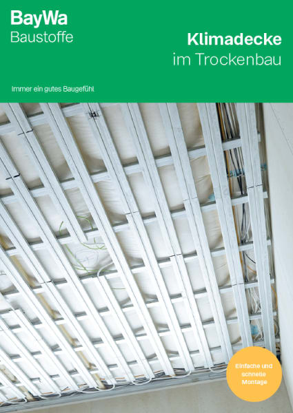 Klimadecke im Trockenbau
