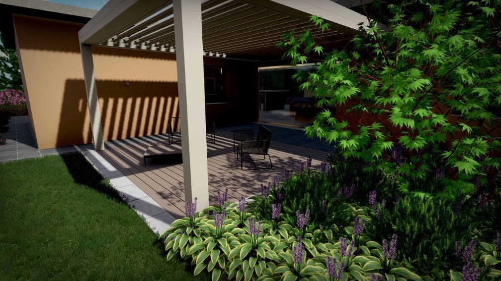 Gartenvisualisierung Beispielgarten