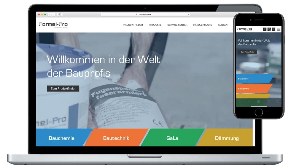 Formel-Pro neue Homepage