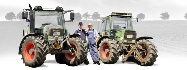 Two tractors in the 60s