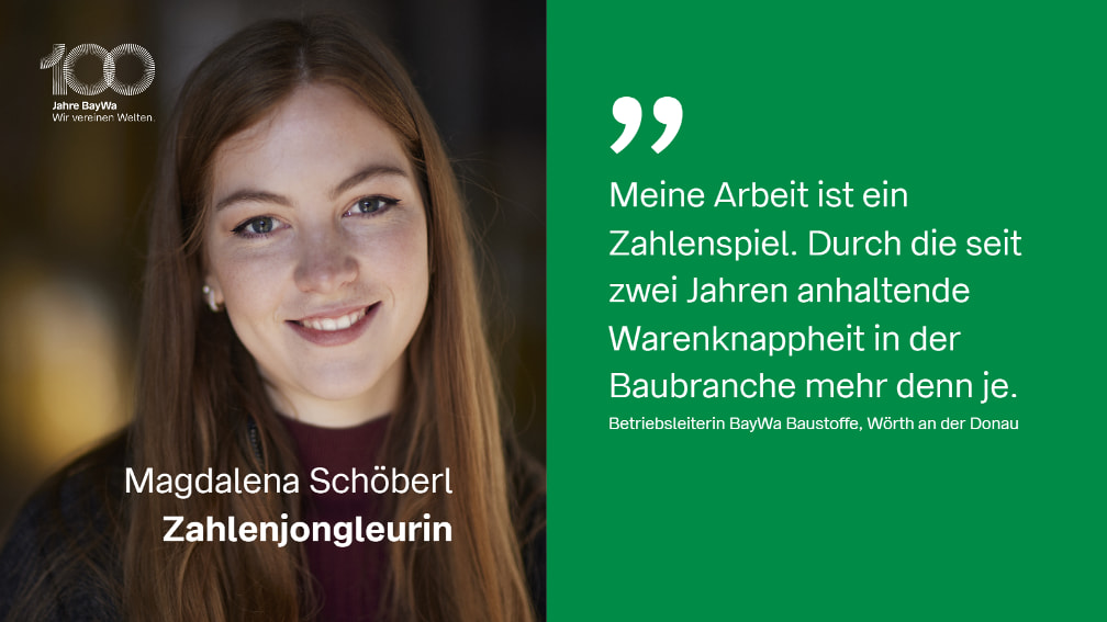 Ein Portrait von Magdalena Schöberl mit einem Zitat aus dem Text.