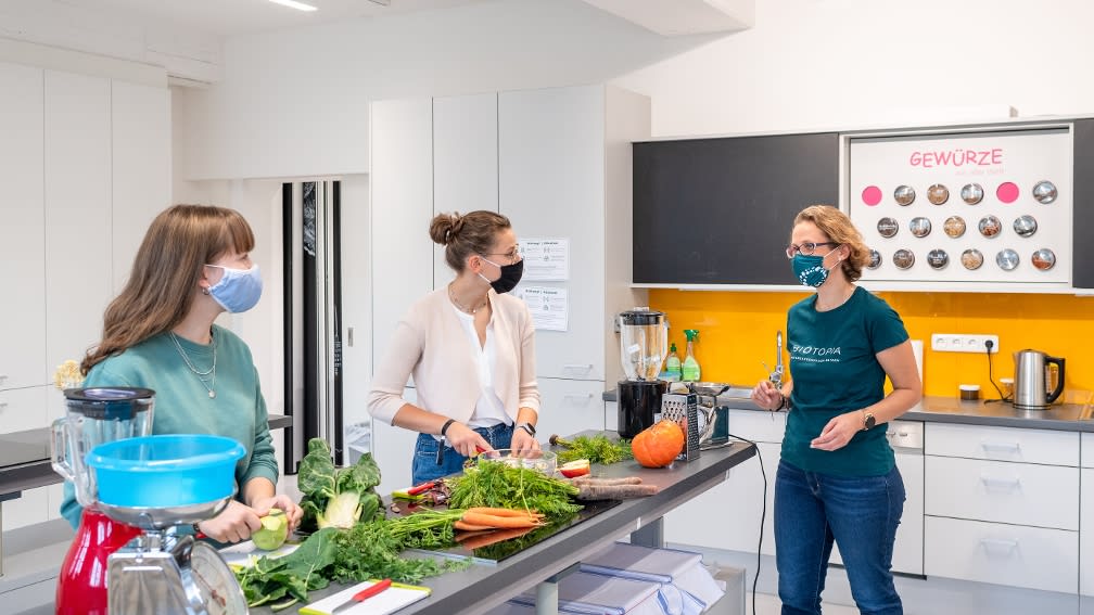 In der Experimentierküche kochen