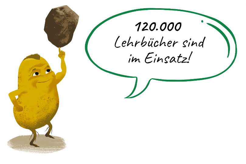 Kalle Kartoffel: "120.000 Lehrbücher sind im Einsatz."