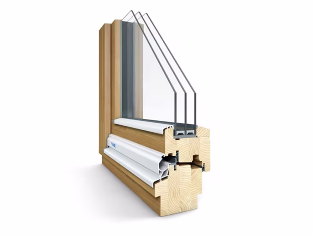 Holzfenster Querschnitt