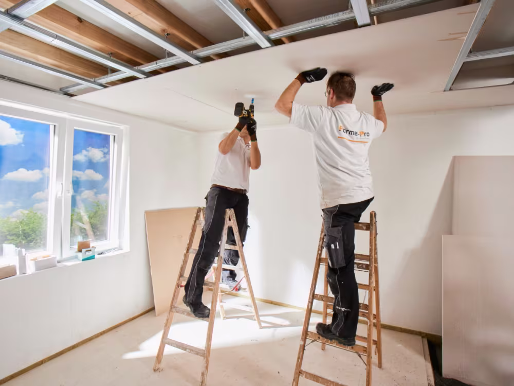 Decke beplanken
