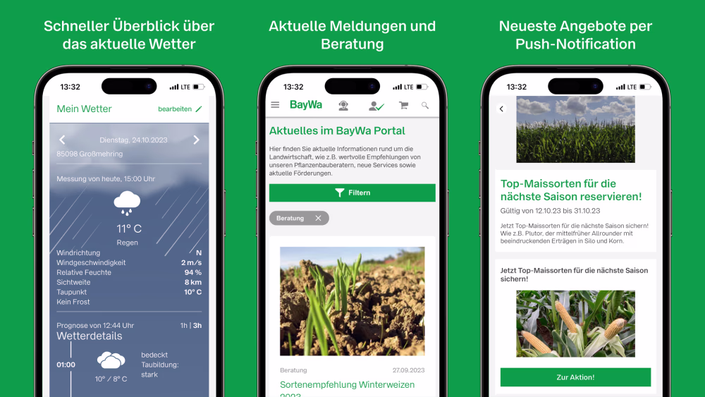 App Funktionen im Überblick
