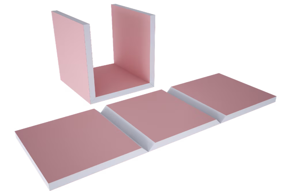 Siniat 3D Flamtex Formteile