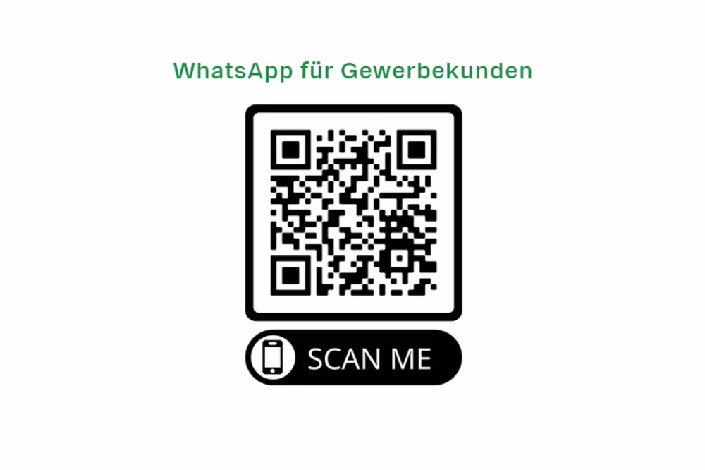 Scan Me - WhatsApp für Gewerbekunden