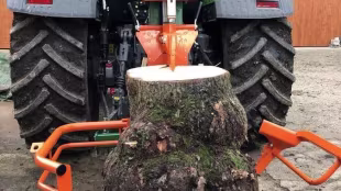 Holz spalten