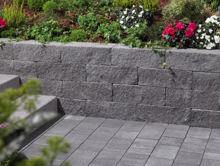 Beton-Gartenmauern
