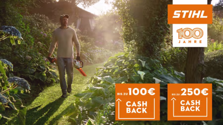 STIHL Cashback Aktion - jetzt zugreifen und Vorteil sichern!
