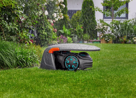 Gratis Mähroboter Garage von Gardena - jetzt zugreifen!