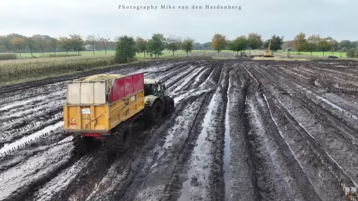 Schöne Bilder, endloser Schlamm, aber der Mais muss weg!