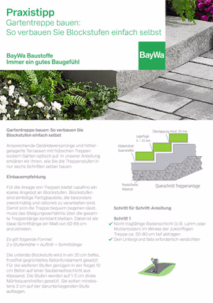Gartentreppe bauen