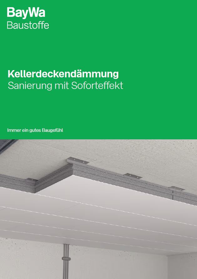 Kellerdeckendämmung – Sanierung mit Soforteffekt
