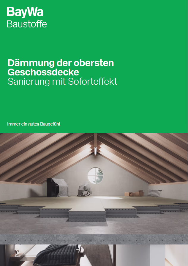 Dämmung der obersten Geschossdecke
