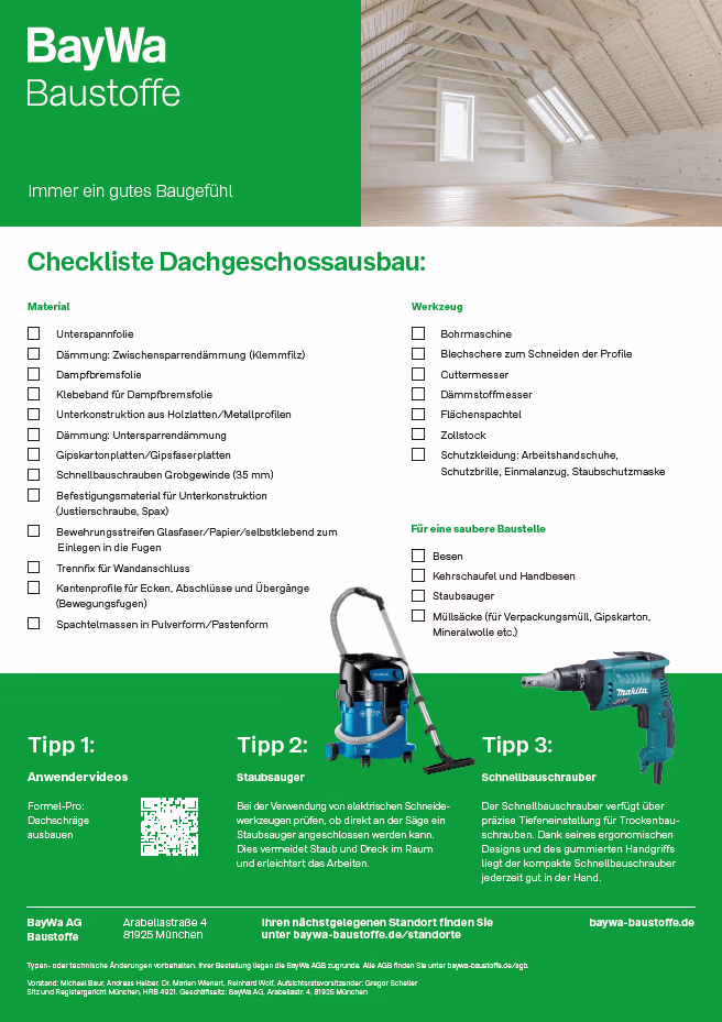 Dachgeschossausbau