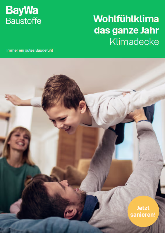 Klimadecke – Wohlfühlklima das ganze Jahr
