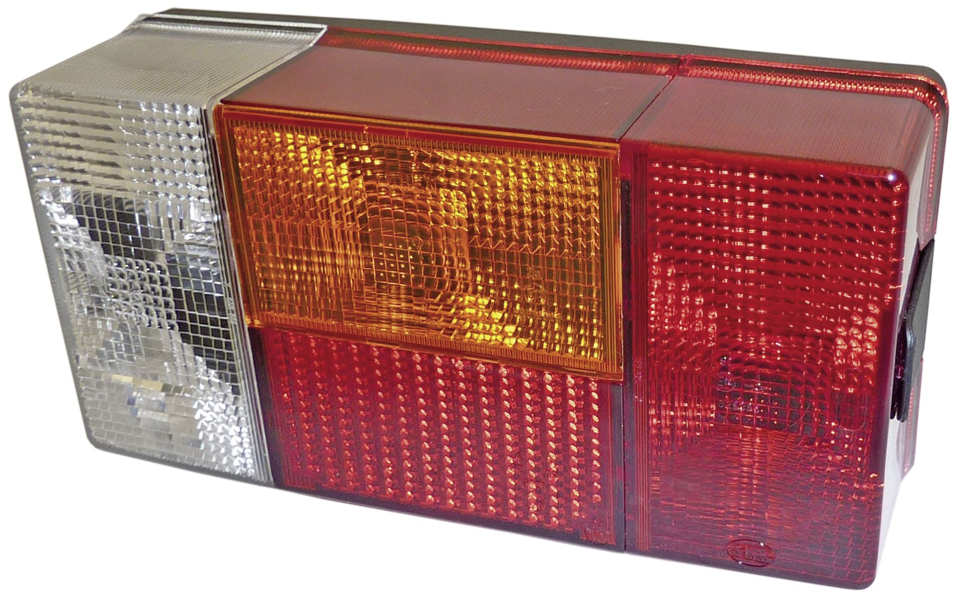 Hella Schlussleuchte links 210 x 108 x 66 mm, Schluss-, Brems-, Blink-, Rückfahrlicht, waagerecht, 2VP 006 040-111