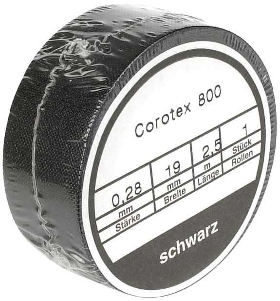 Herth + Buss Isolierband 2,5 m, 19 x 0,28 mm, schwarz, Kunststoff, 50 272 050