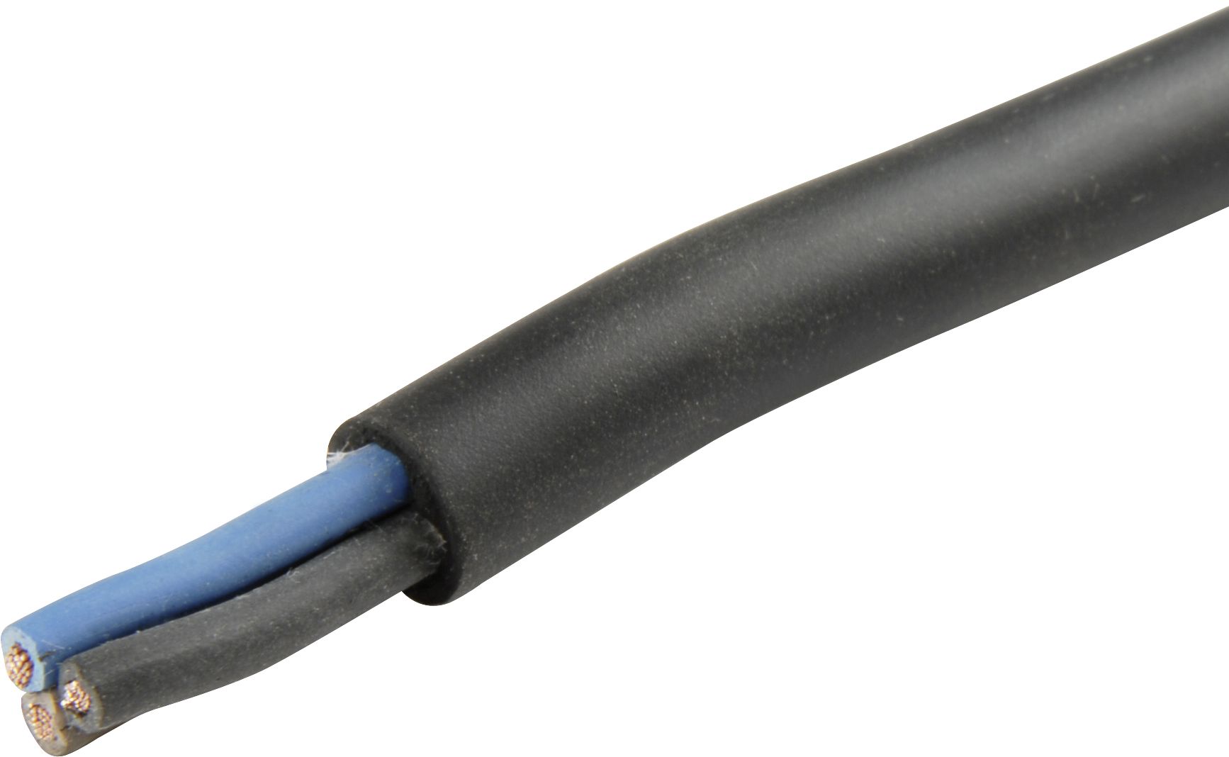 Herth + Buss Elektroleitung H05RR-F, 3 x 1,5 mm², schwarz, 50 m Ring, 51 275 538/00