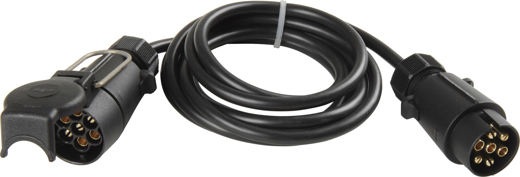Herth + Buss Verlängerungskabel 2,8 m 12 V, Kunststoffstecker 7-polig, 7 x 1,0 mm², 51 276 546