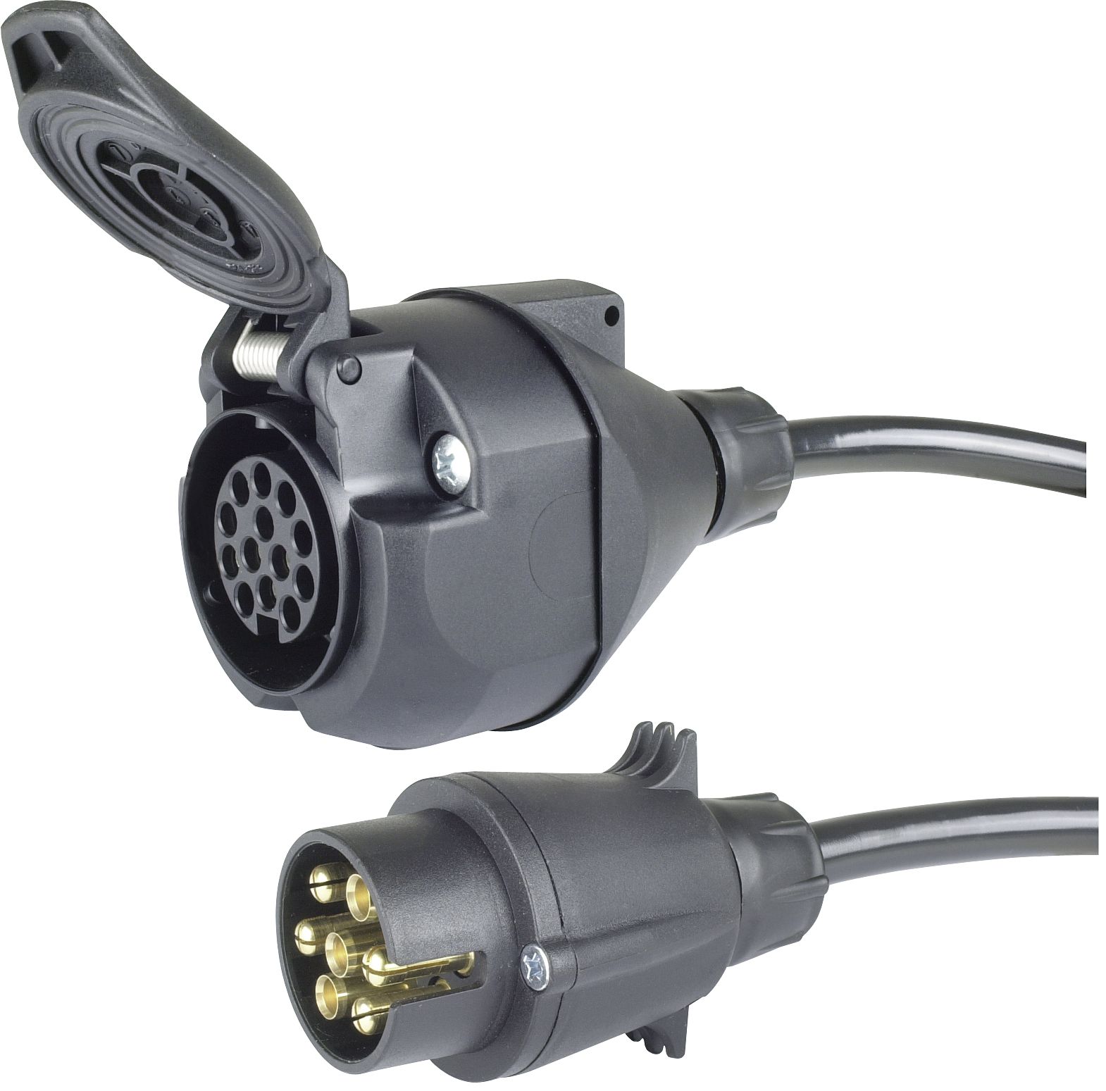 Herth + Buss Adapterkabel 1,0 m 12 V, Stecker 7-polig; Steckdose 13-polig, 51 276 568
