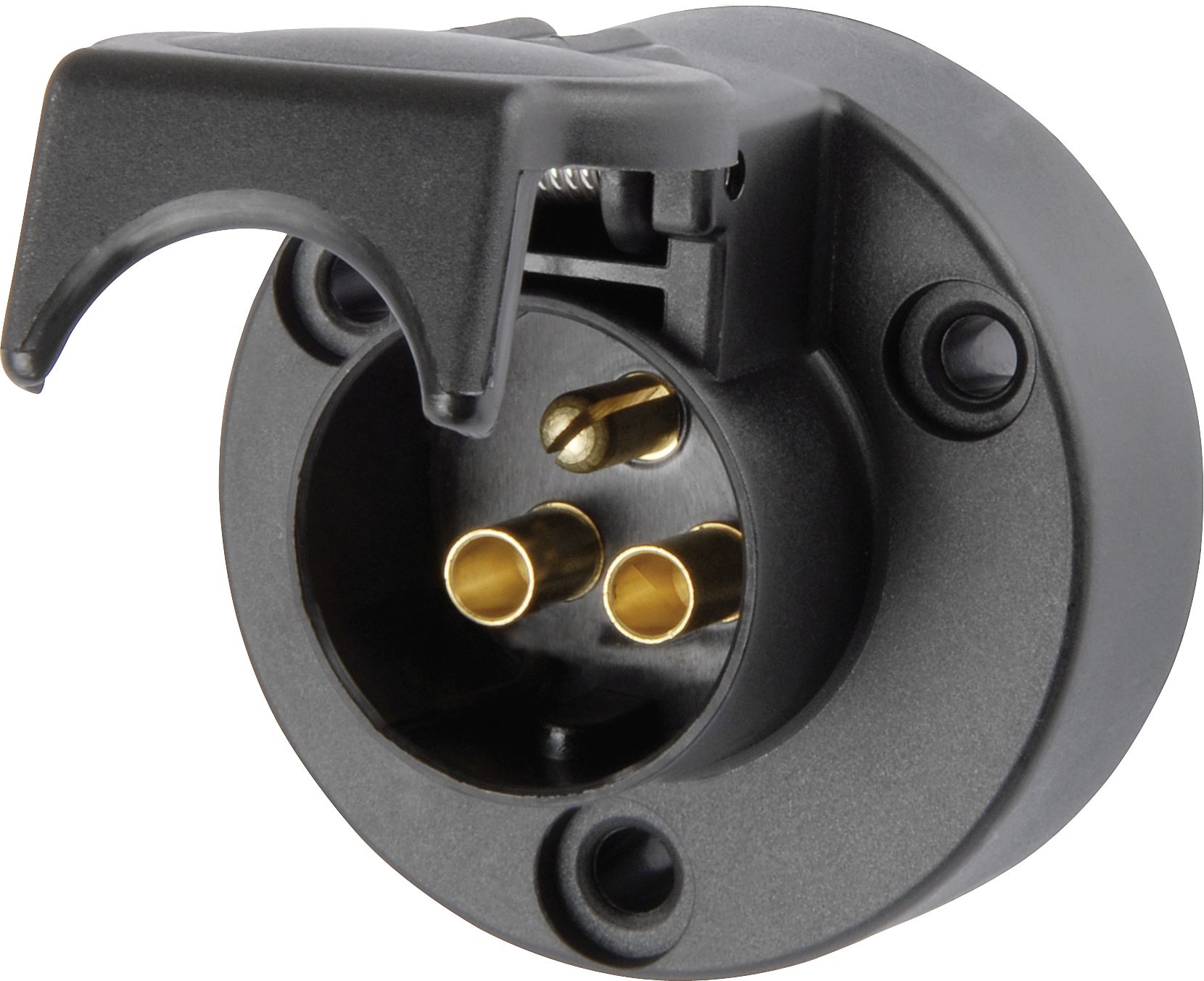 Herth + Buss Steckdose 3-polig, 6 – 24 V, Schraubanschluss, Kunststoff, 51 305 113