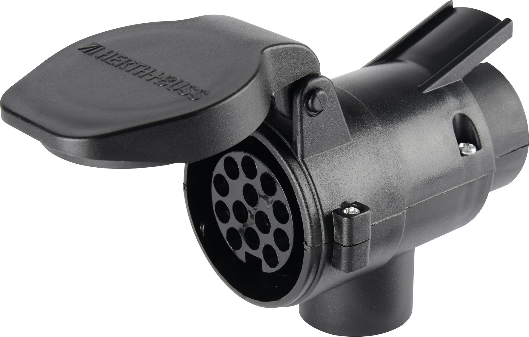 Herth + Buss Anhänger-Adapter 12 V Stecker 13-polig; Steckdose 7-polig, Länge 86 mm, 51 305 471