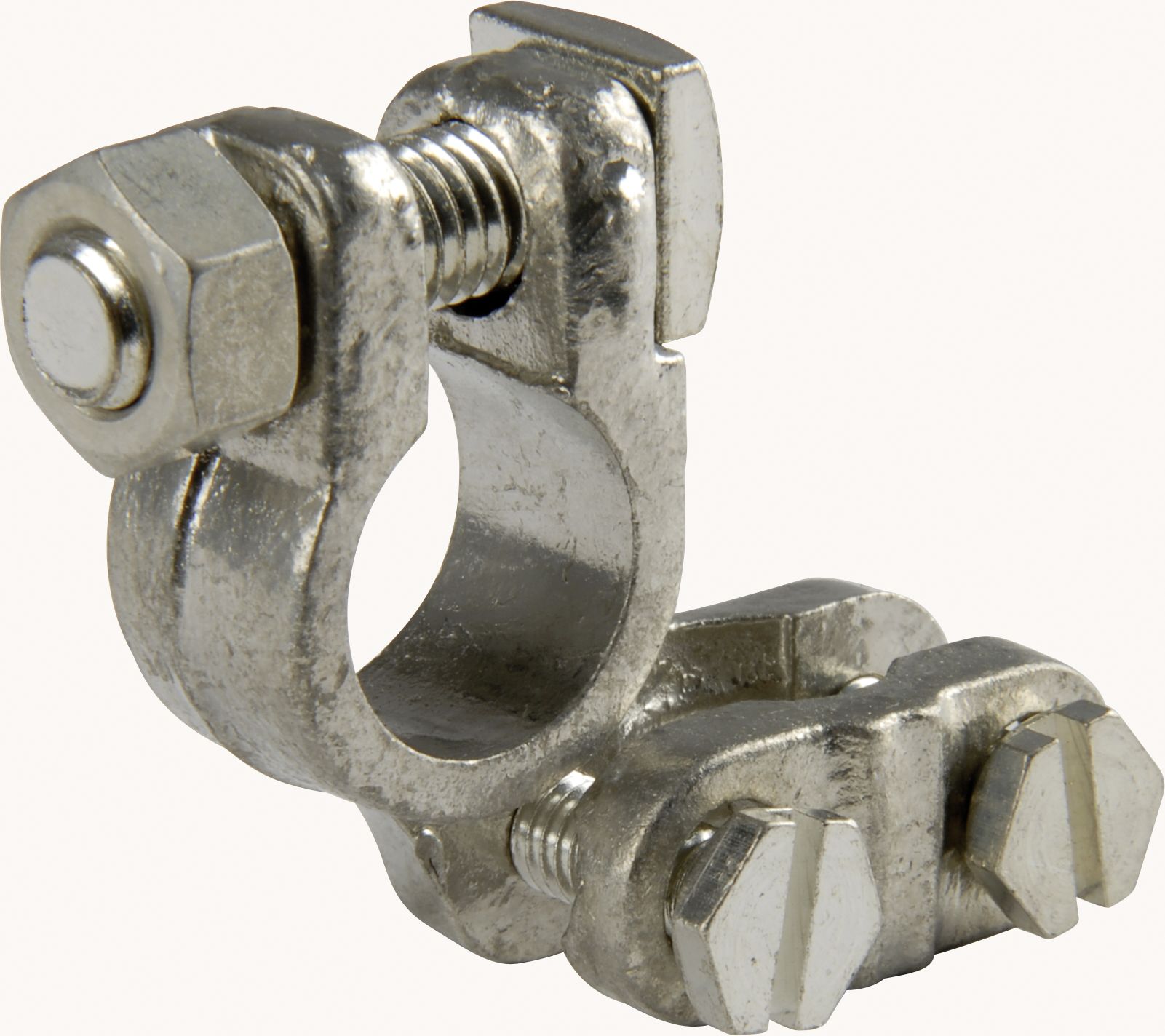 Herth + Buss Batterieklemme - rechts, Ø Pol 15,9 mm, max. 70 mm², Gussteil, Druckplatte gerillt, DIN 72331, 52 285 151