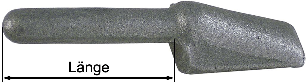 Scharnierbolzen Ø x L: 11 x 60 mm, für Bordwandscharniere