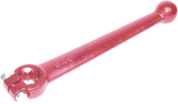 Hahnschlüssel gerade, 14, für Kugelhähne