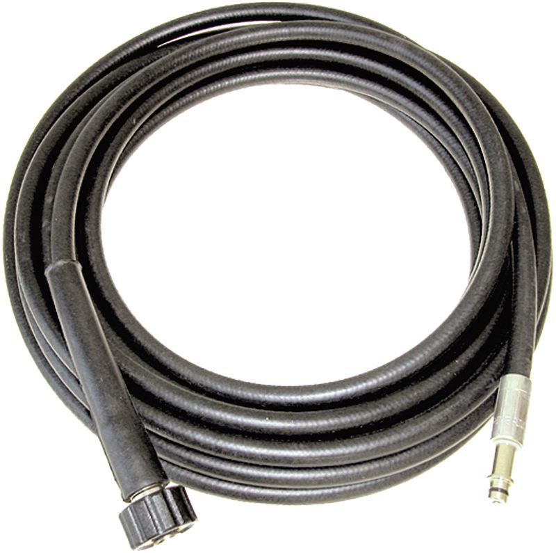 Hochdruckschlauch "1 SN", NW 6 mm, 10 m, Stecknippel 10 mm; Überwurfmutter M 22 x 1,5, schwarz, für Kärcher
