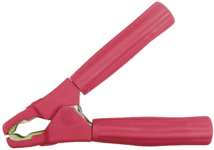 Herth + Buss Batterieladezange bis Stromstärke max. 900 A, CuZn (Messing), Polung +, vollisoliert, mit Masseband, 52 289 618