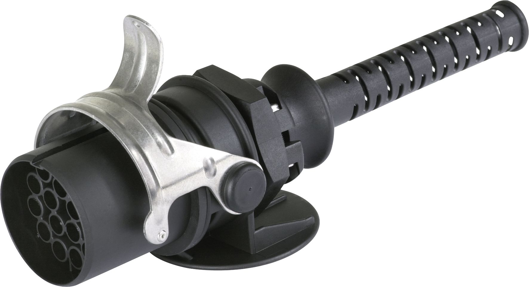 Herth + Buss Stecker 24 V, 15-polig, Crimpverbinder, für Kabel bis 15 mm Durchmesser, mit Zugentlastung, 51 305 243