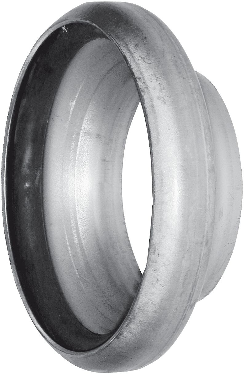 Hücobi V-Kupplung HK 76 Becher, zum Anschweißen mit Gummiring, Bauer, schwarz, 2601 076000