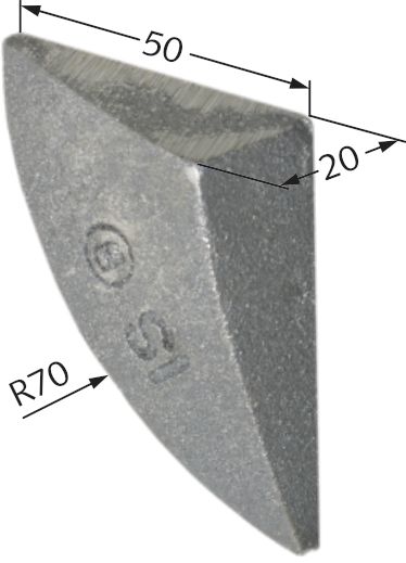 Industriehof Säschar 20 x 50 x 35 mm, für Sämaschine Isaria 6000, 6050, Eurodrill, DKA, DK, 99.IS-03