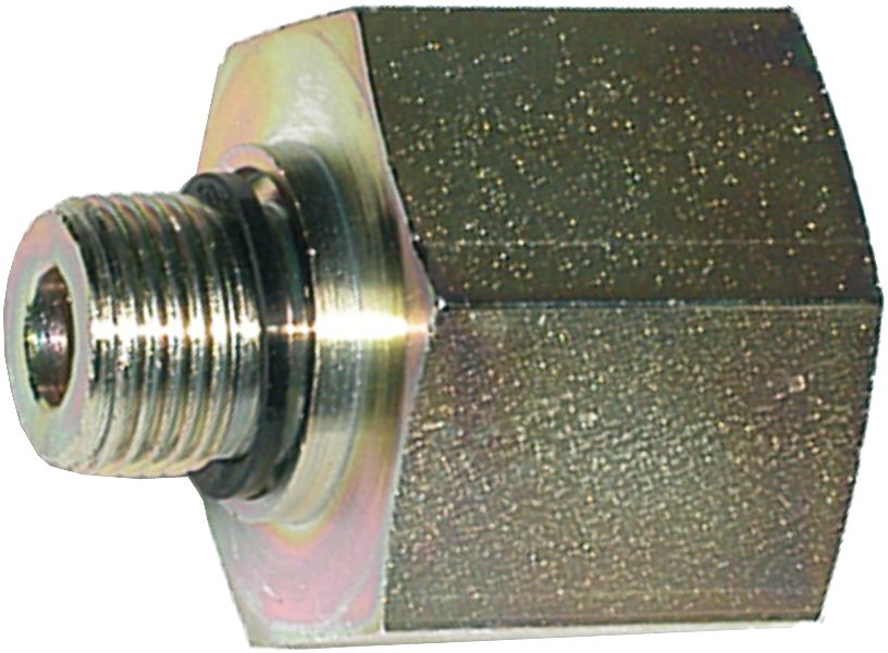 Gewindereduzierung "RI" mit Withworth Rohrgewinde G 1/2"-14 IG BSPP; G 1/4"-19 AG BSPP, Stahl, verzinkt