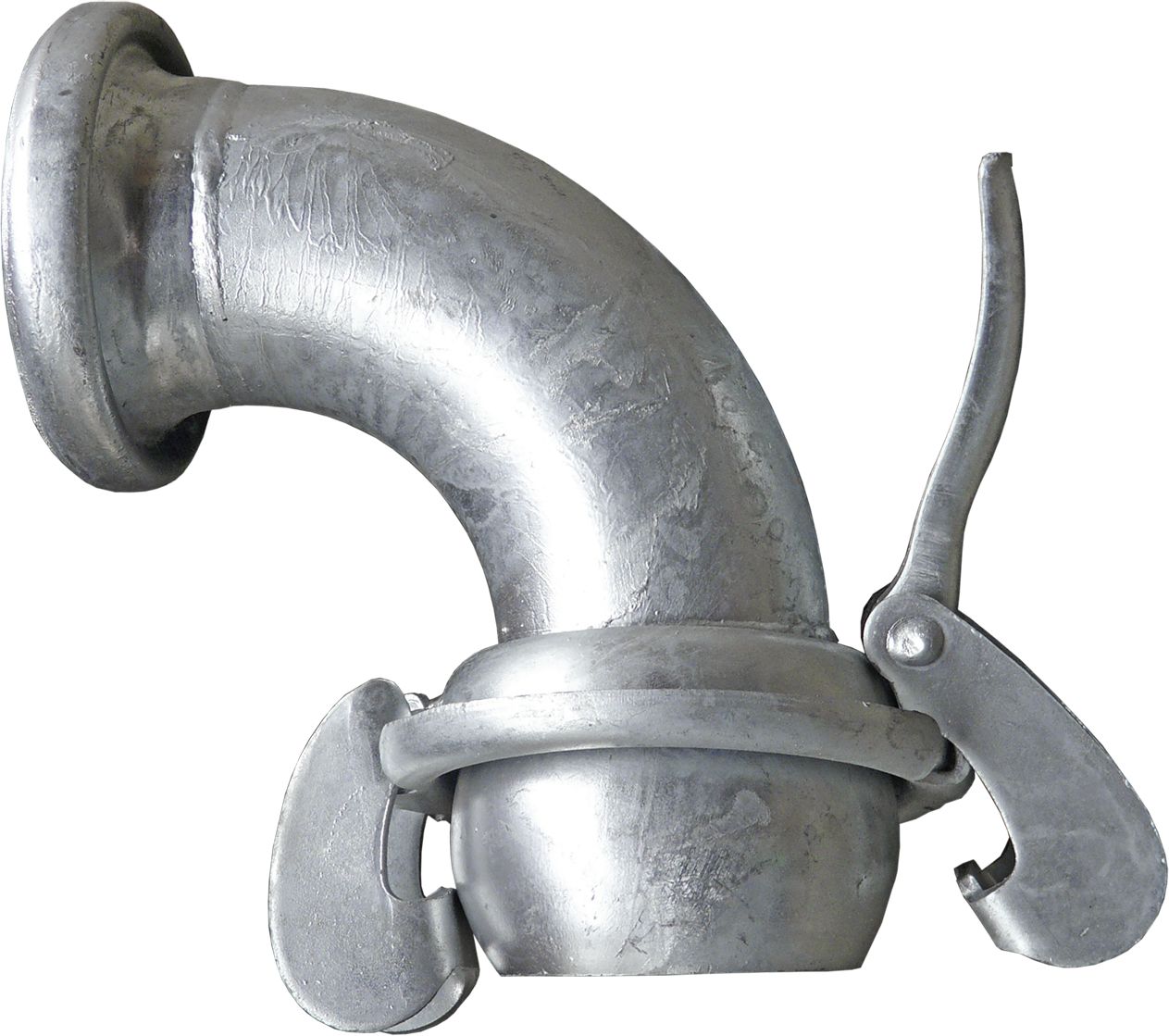 BAUER Bogen "S11" HK 76 Becher; HK 76 Kugel, 90 °, Stahl, verzinkt, 1091101