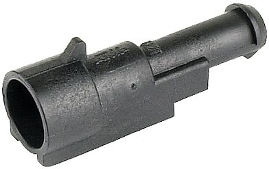 Herth + Buss Steckgehäuse "AMP Tyco Superseal", 1-polig, TE Connectivity, Steckanschluss; Flachsteckhülse, 50 290 835