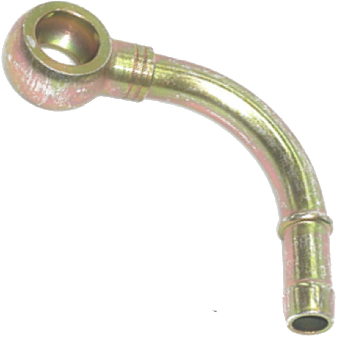 Rohrbogen "RB-flach" mit Ringstück flach, 90 °, NW 4, Ø Ring 10 mm