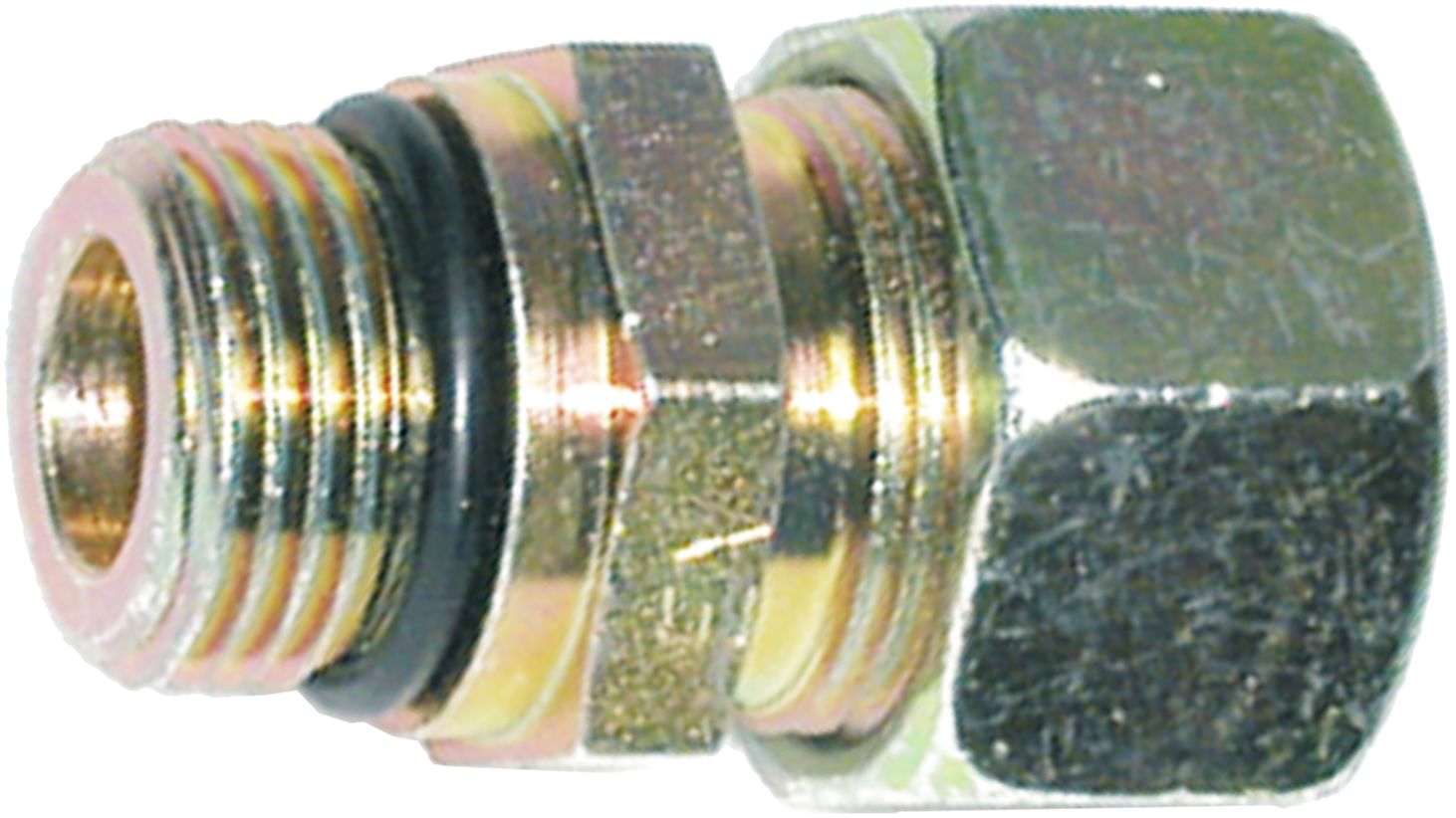 Einschraubverschraubung "GE-LR", leicht, 7/8"-14, RA 15, gerade, Abdichtung O-Ring