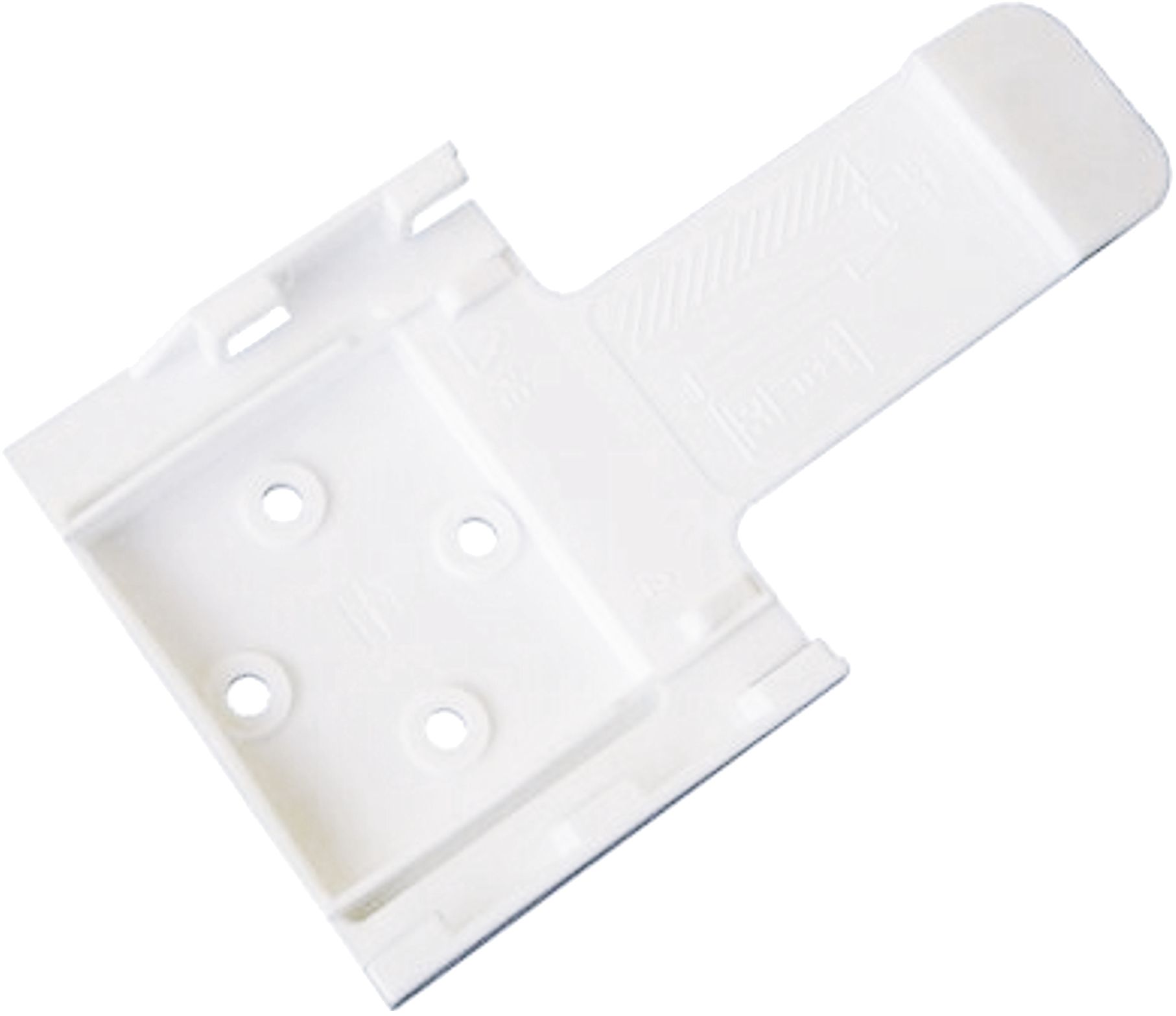 TRAILER POOL Halter Kunststoff weiß, für Unterlegkeil Kunststoff weiß, 010 100 103