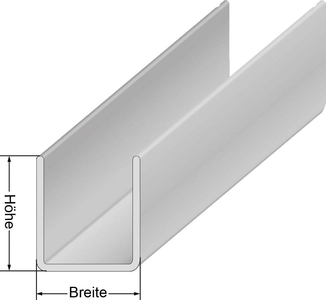Bordwandeinfassung 31 x 28 x 1,5 x 6.000 mm, verzinkt