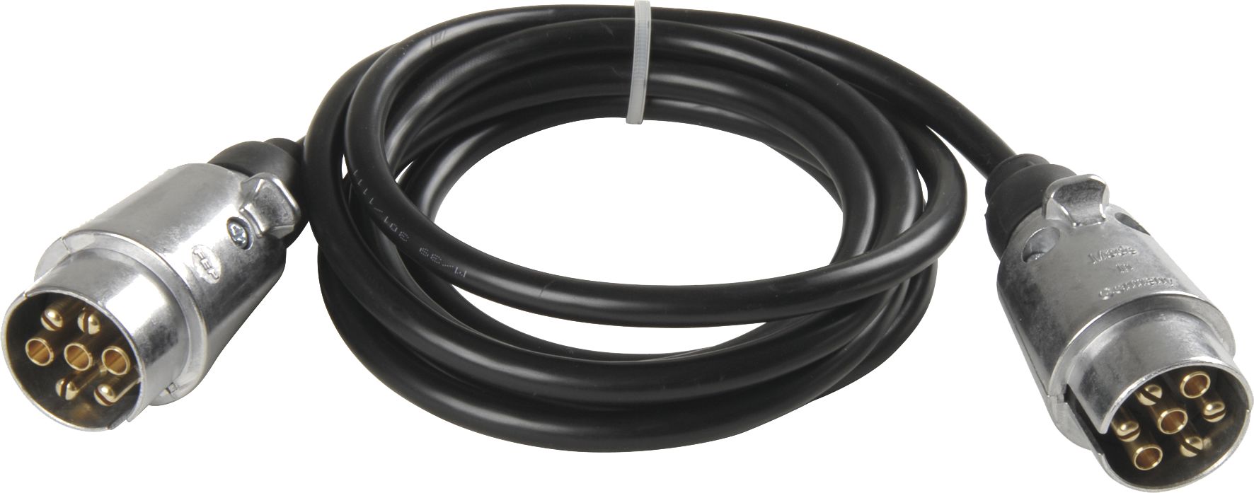 Herth + Buss Verlängerungskabel 3,5 m 12 V, Metallstecker 7-polig, 7 x 1,5 mm², 51 276 548