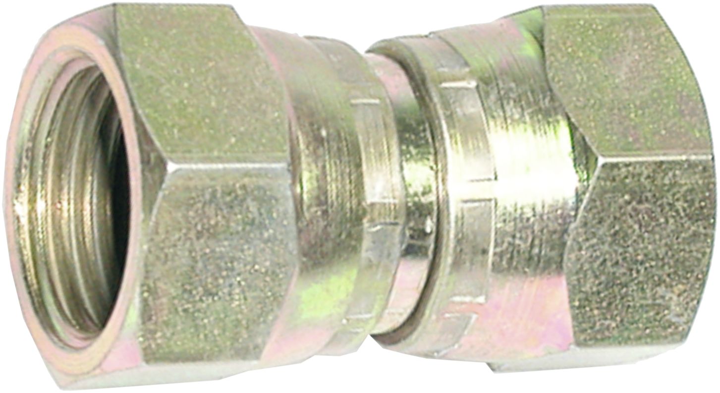 Doppelverbinder "GVO-R" gerade, reduziert, G 3/8"-19 IG BSPP; G 1/4"-19 IG BSPP